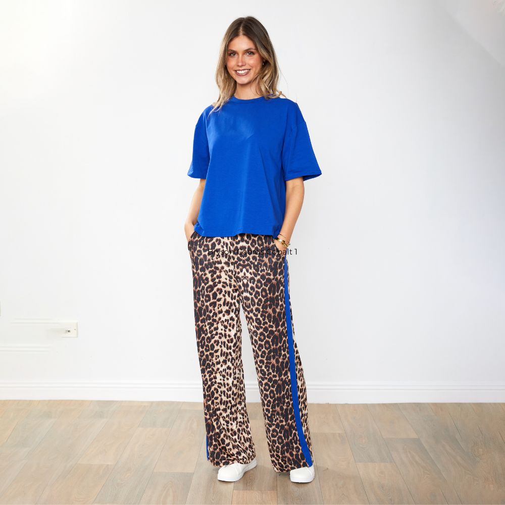 Bryson Co-ord (Leopard/Cobalt)