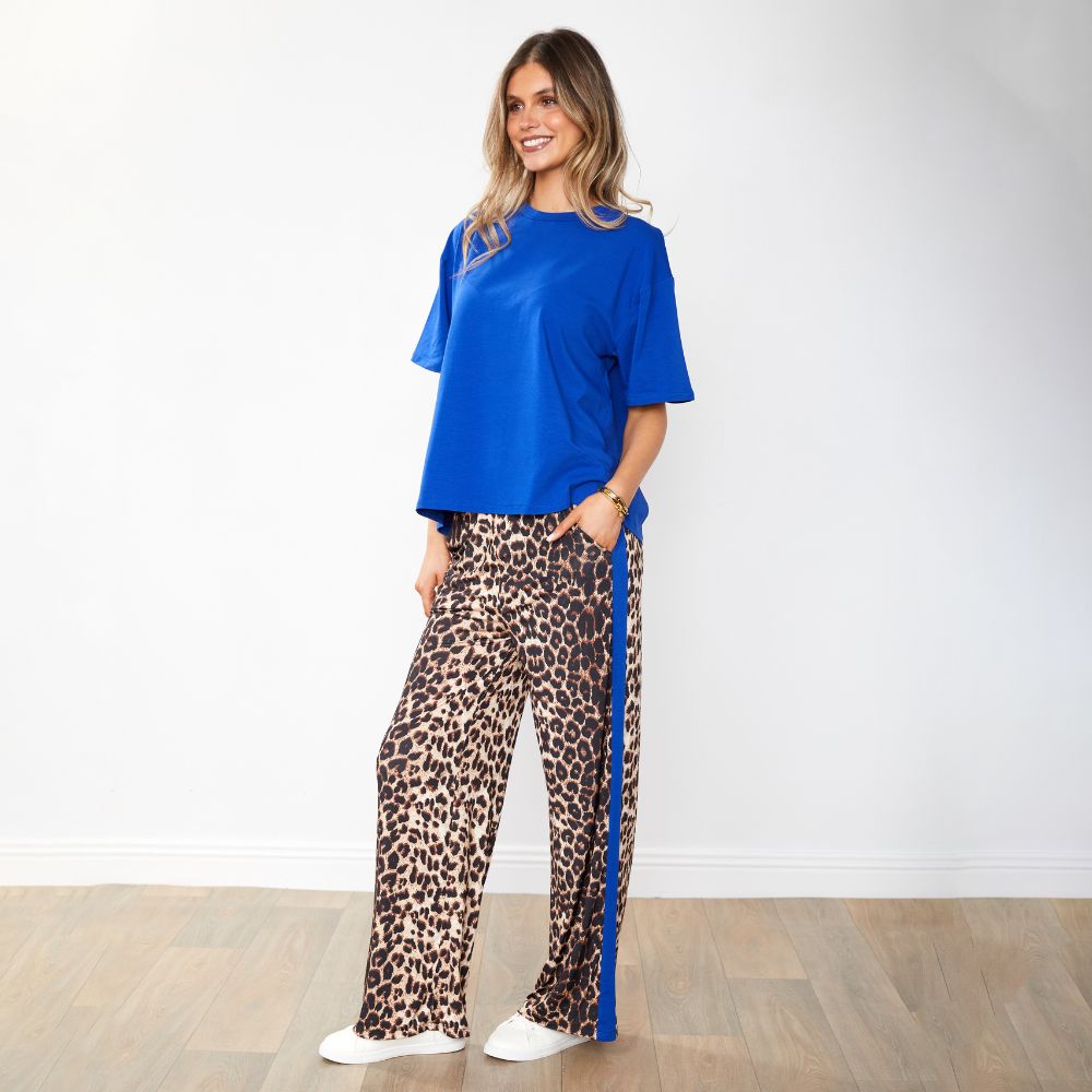 Bryson Co-ord (Leopard/Cobalt)