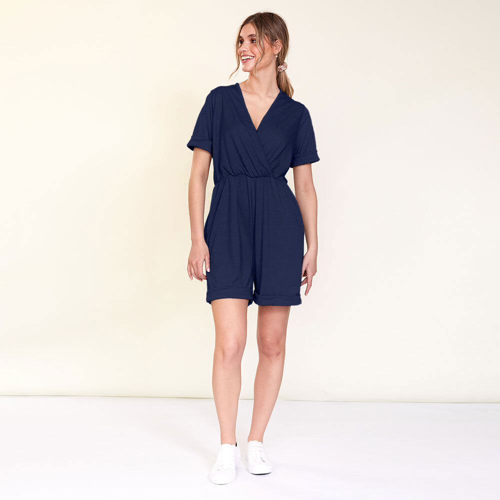 Kyla Playsuit (Navy)