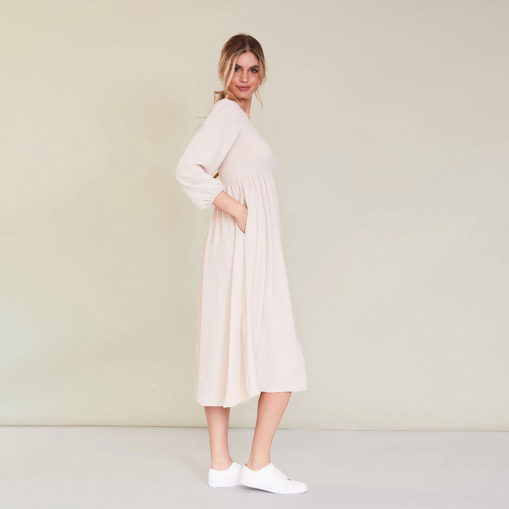 Isabelle Dress (Cream)