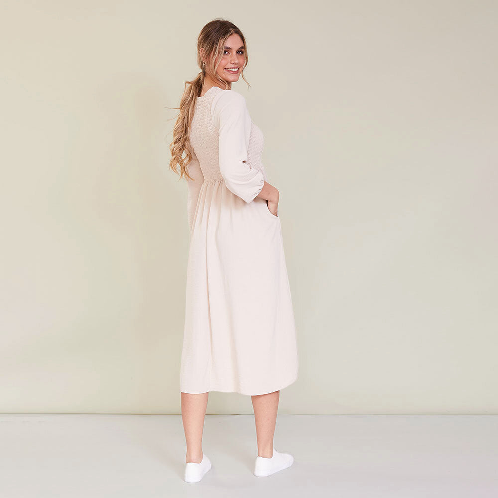 Isabelle Dress (Cream)