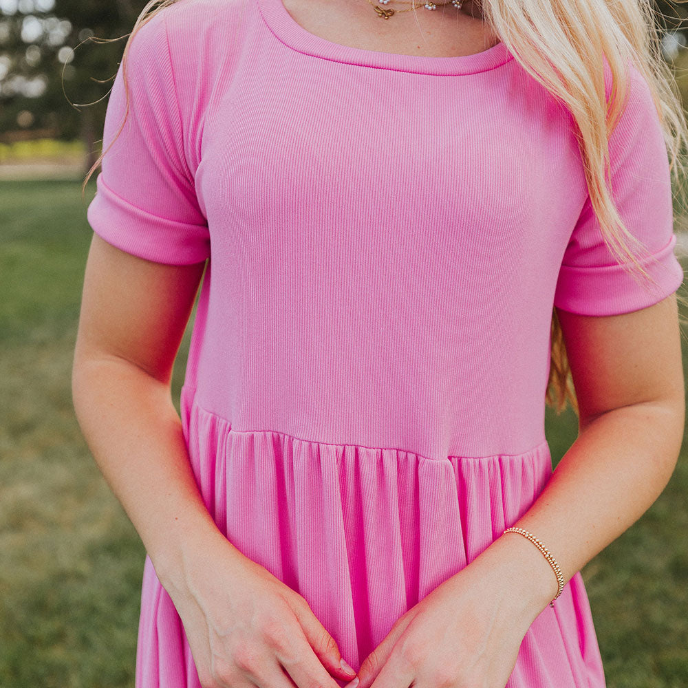 Aida Dress Pink & Blue (2 for €66)
