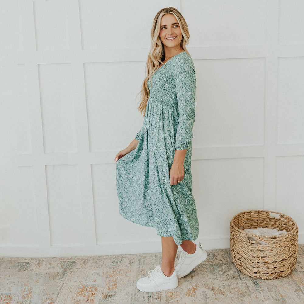 Nadia Dress (Mint)