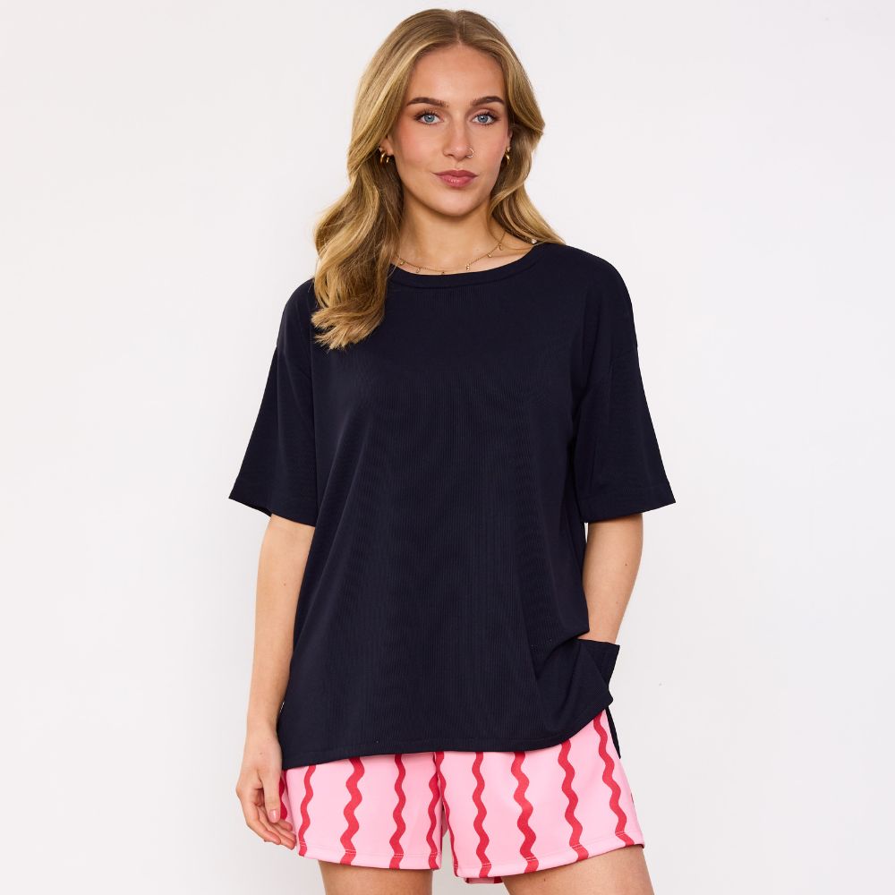 Roma Top (Navy)