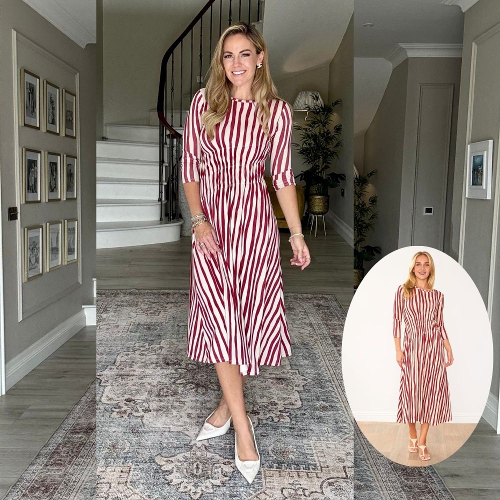 Cooper Dress (Red Stripe)