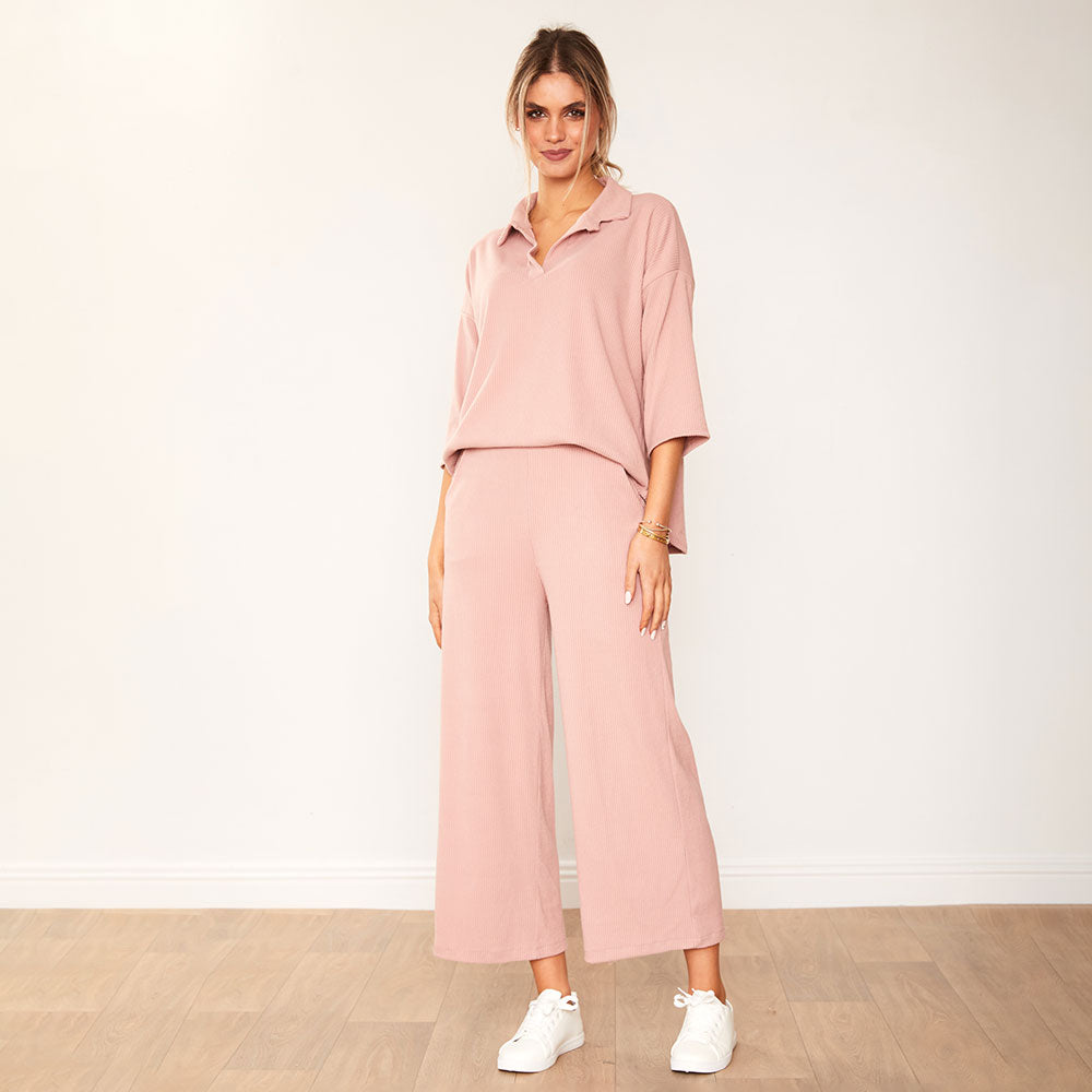 Alice Co-Ord (Baby Pink) - The Casual Company