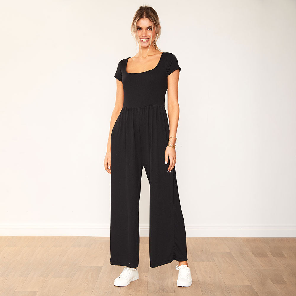 Quinnie Jumpsuit (Black)