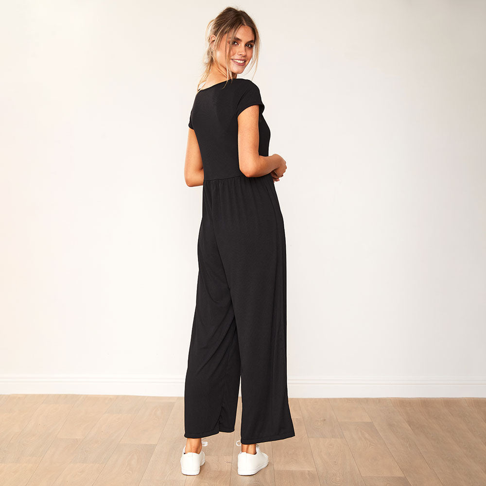 Quinnie Jumpsuit (Black)