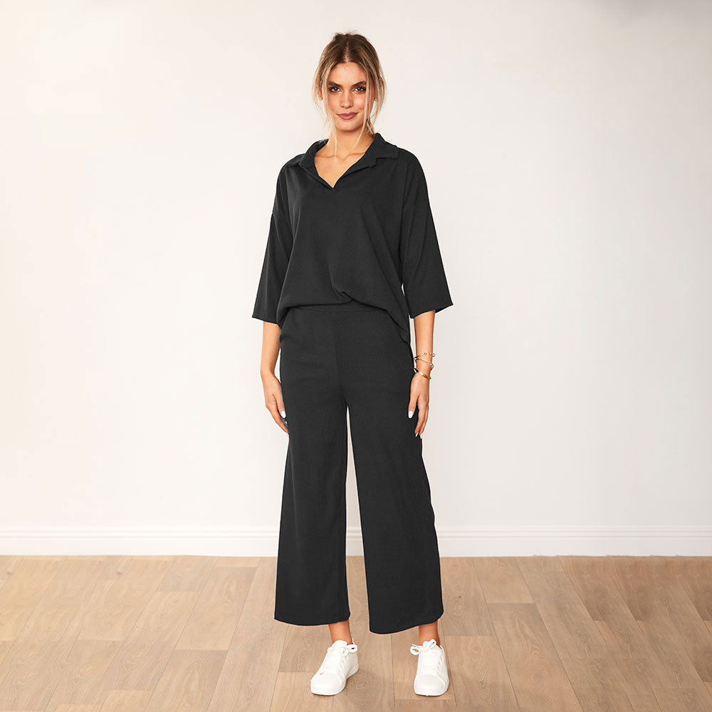 Alice Co-Ord (Black) - The Casual Company