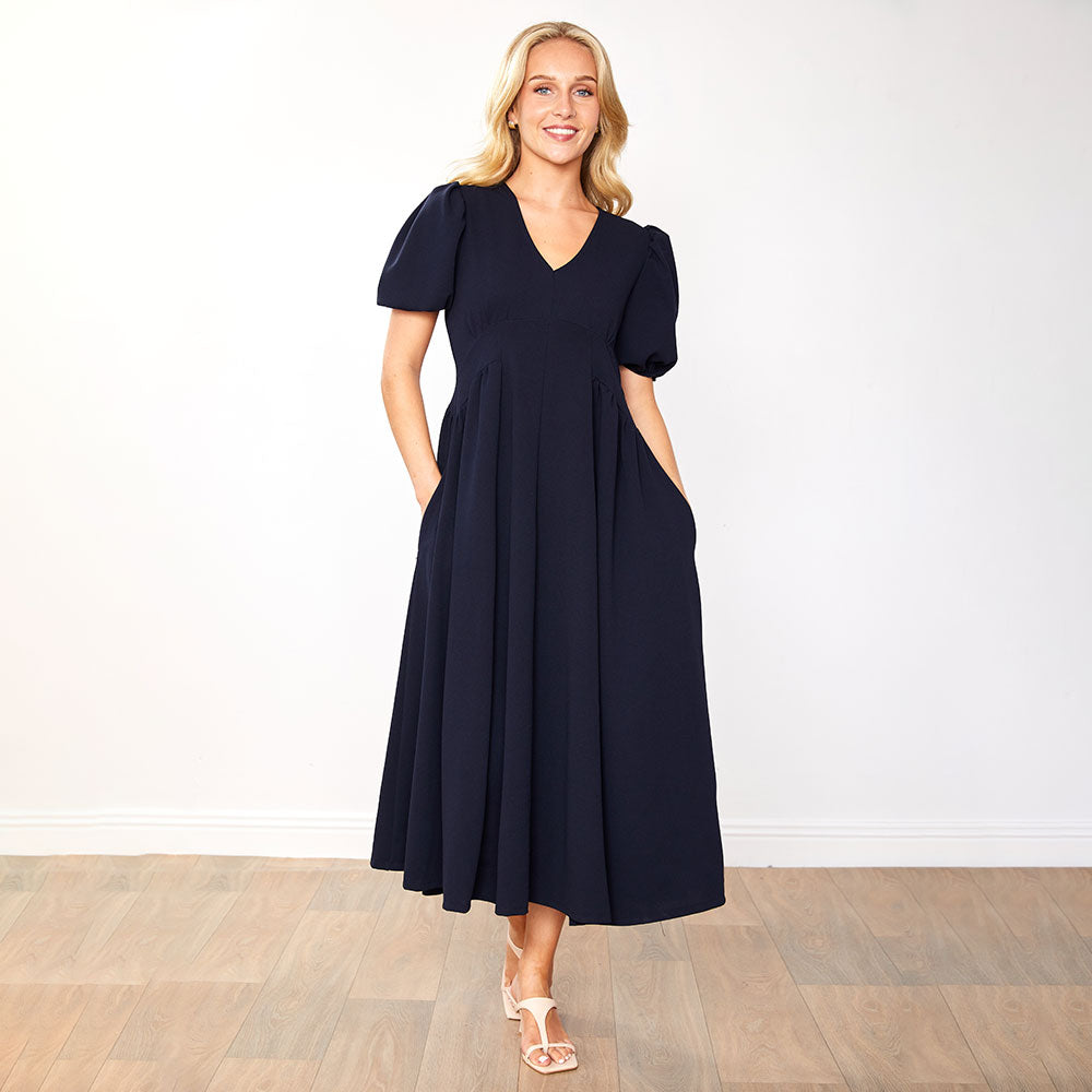 Nicole Dress (Navy)
