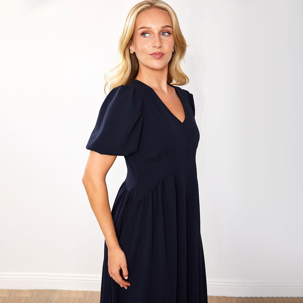 Nicole Dress (Navy)