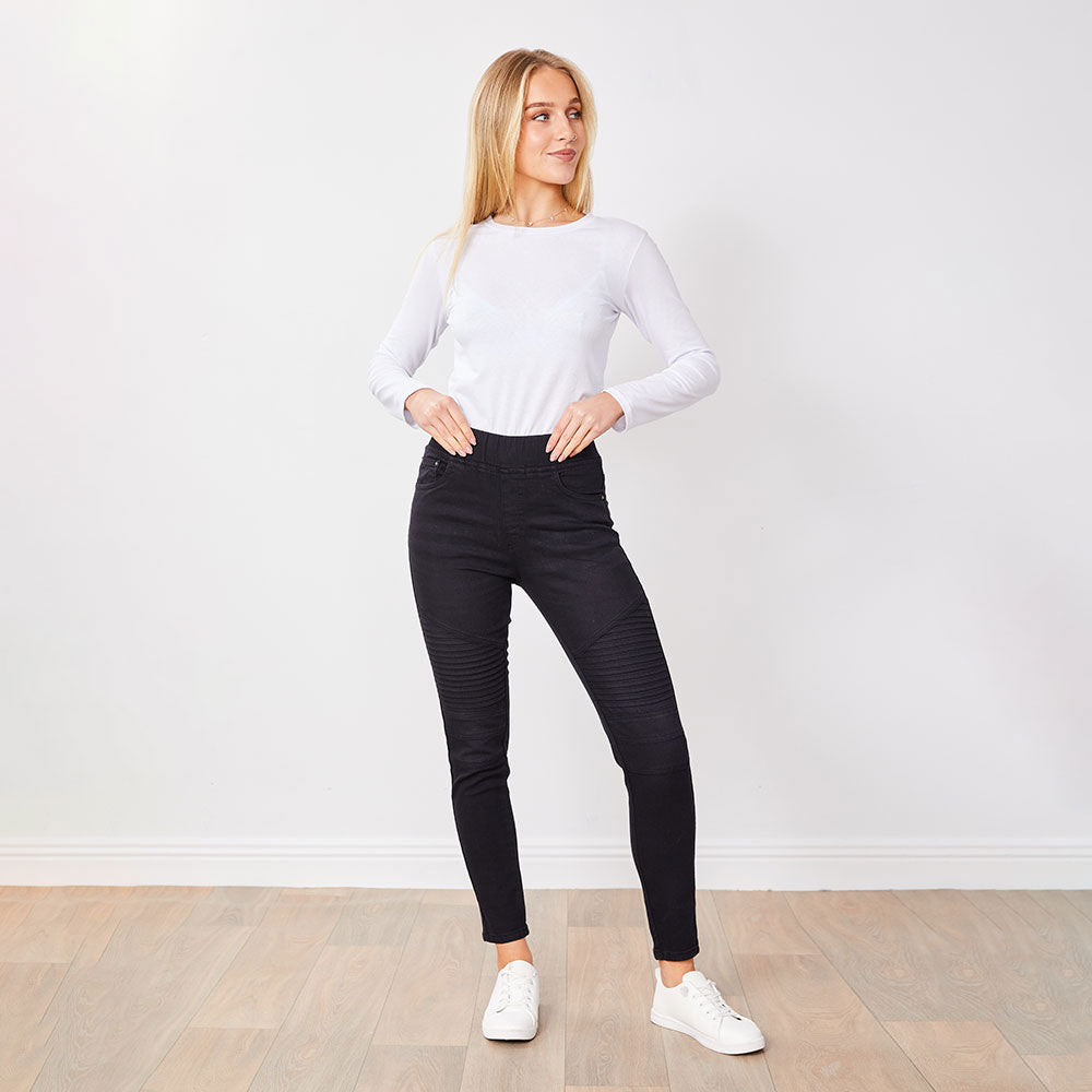 Tara Biker Jeans (Black) x 2 for €70