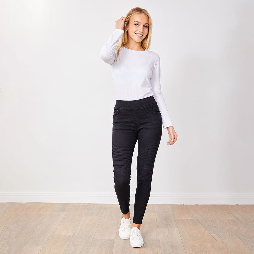 Tara Biker Jeans (Black) x 2 for €70