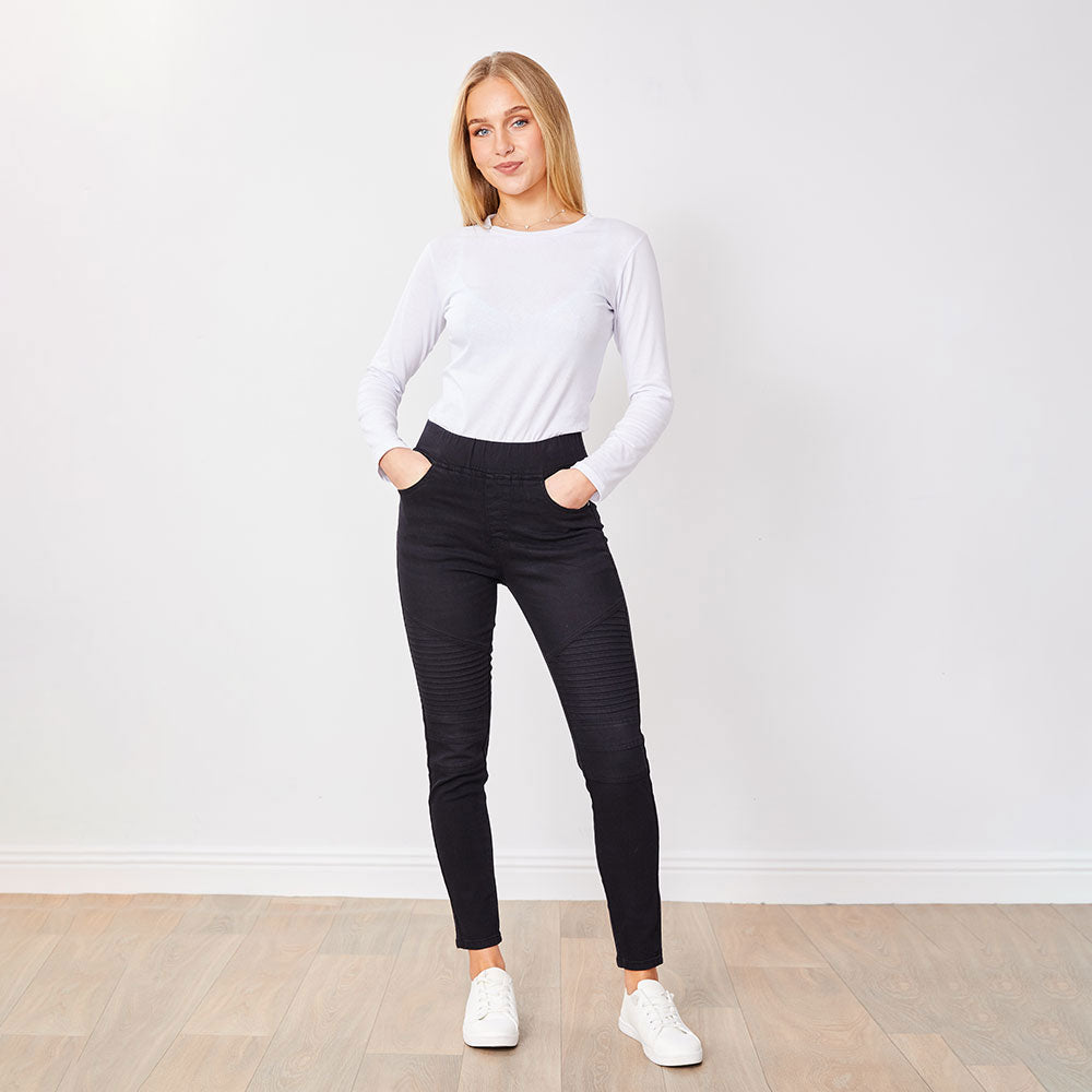 Tara Biker Jeans (Black) x 2 for €70