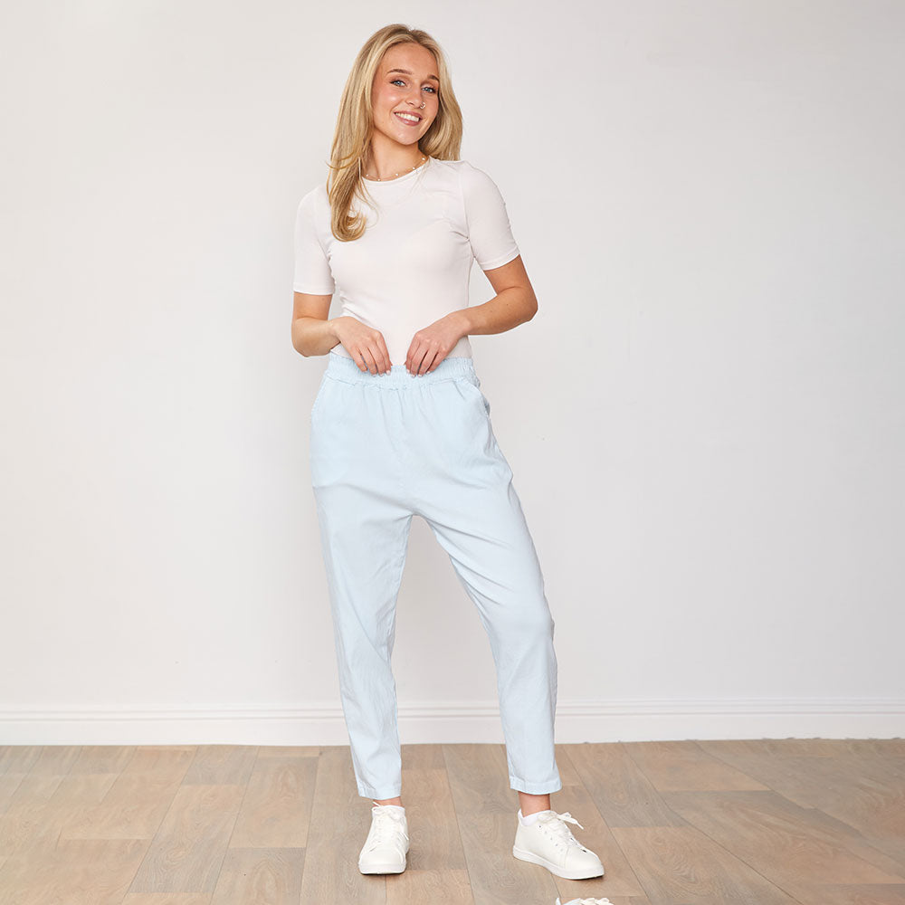 Izzie Trousers (Baby Blue)