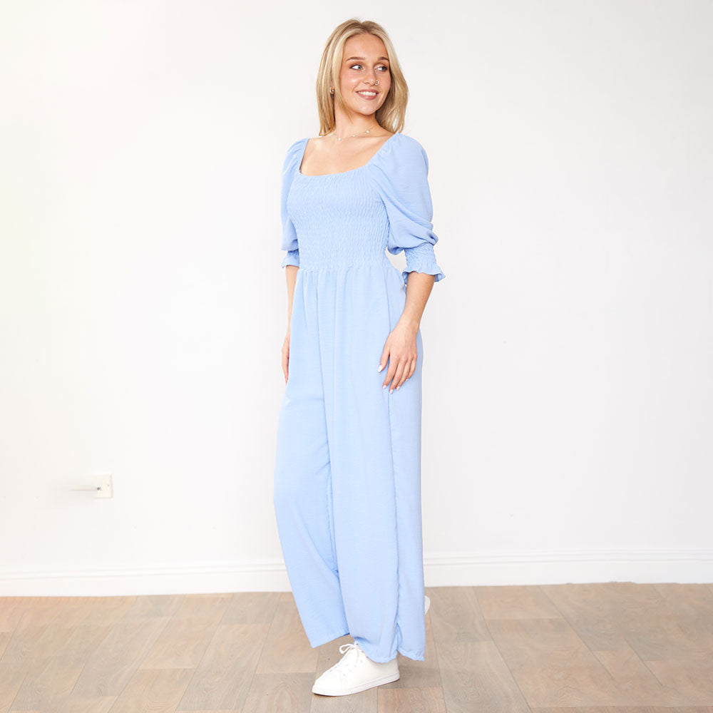 Athena Jumpsuit (Blue)