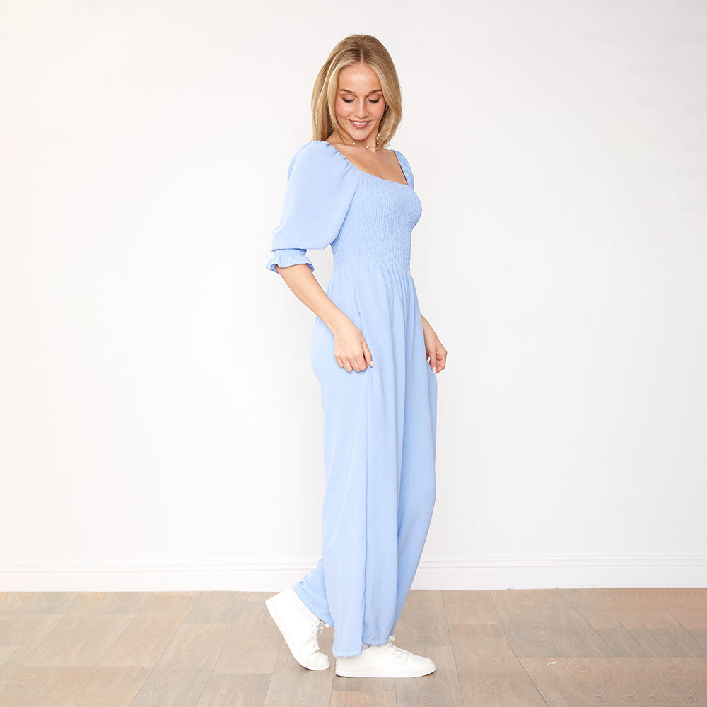 Athena Jumpsuit (Blue)