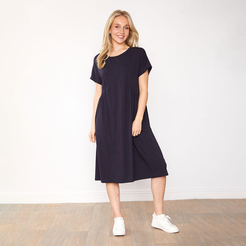 Aaliyah Dress (Navy)
