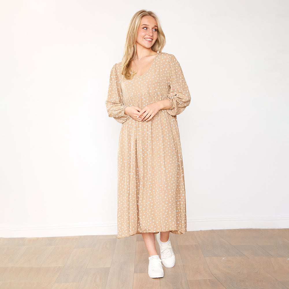 Sana Dress (Tan)