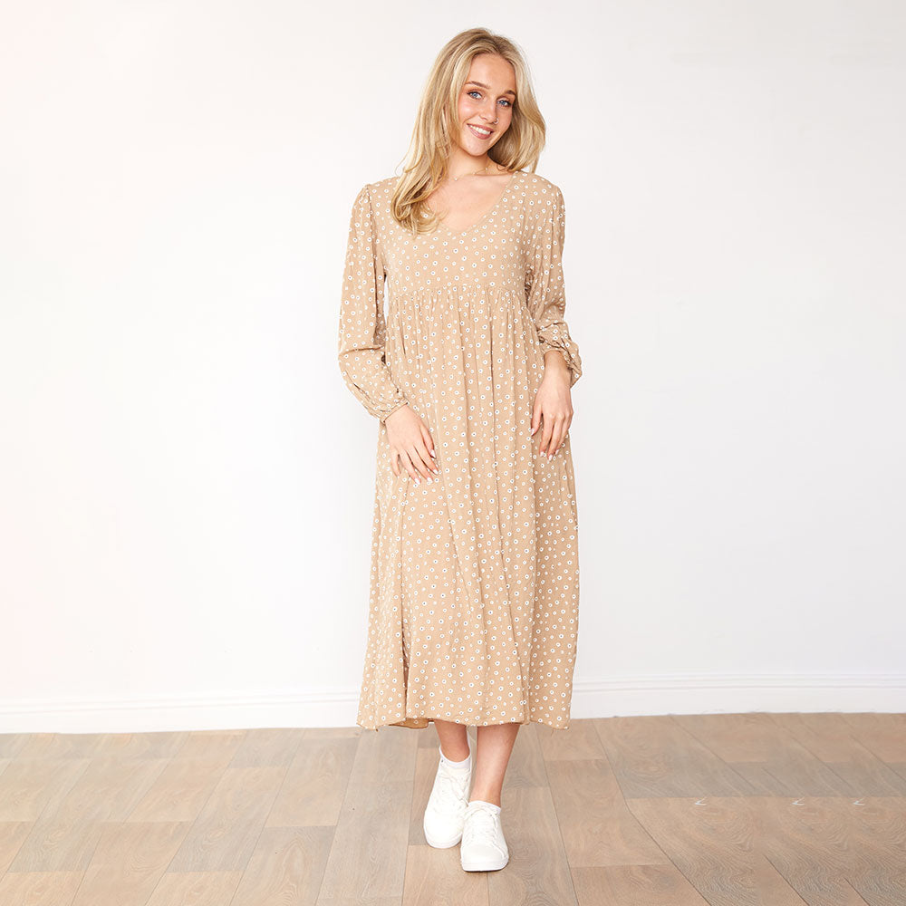 Sana Dress (Tan)