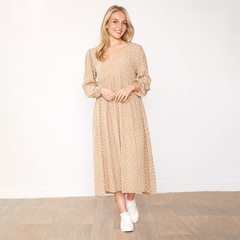 Sana Dress (Tan)