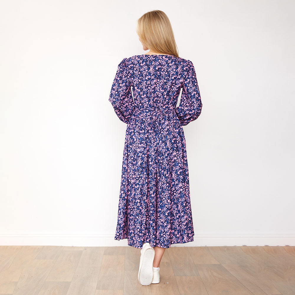 Ela Dress (Lilac Floral)