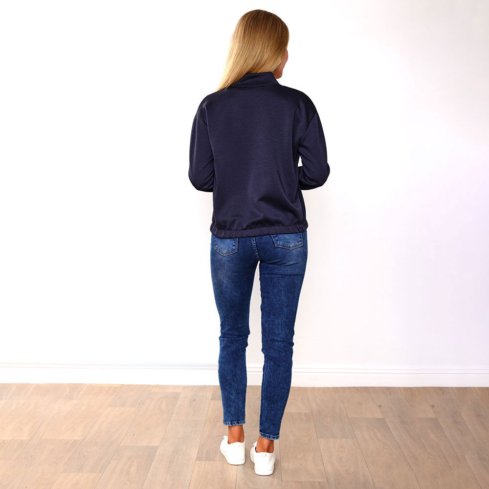 Flynn Bomber Jacket (Navy)