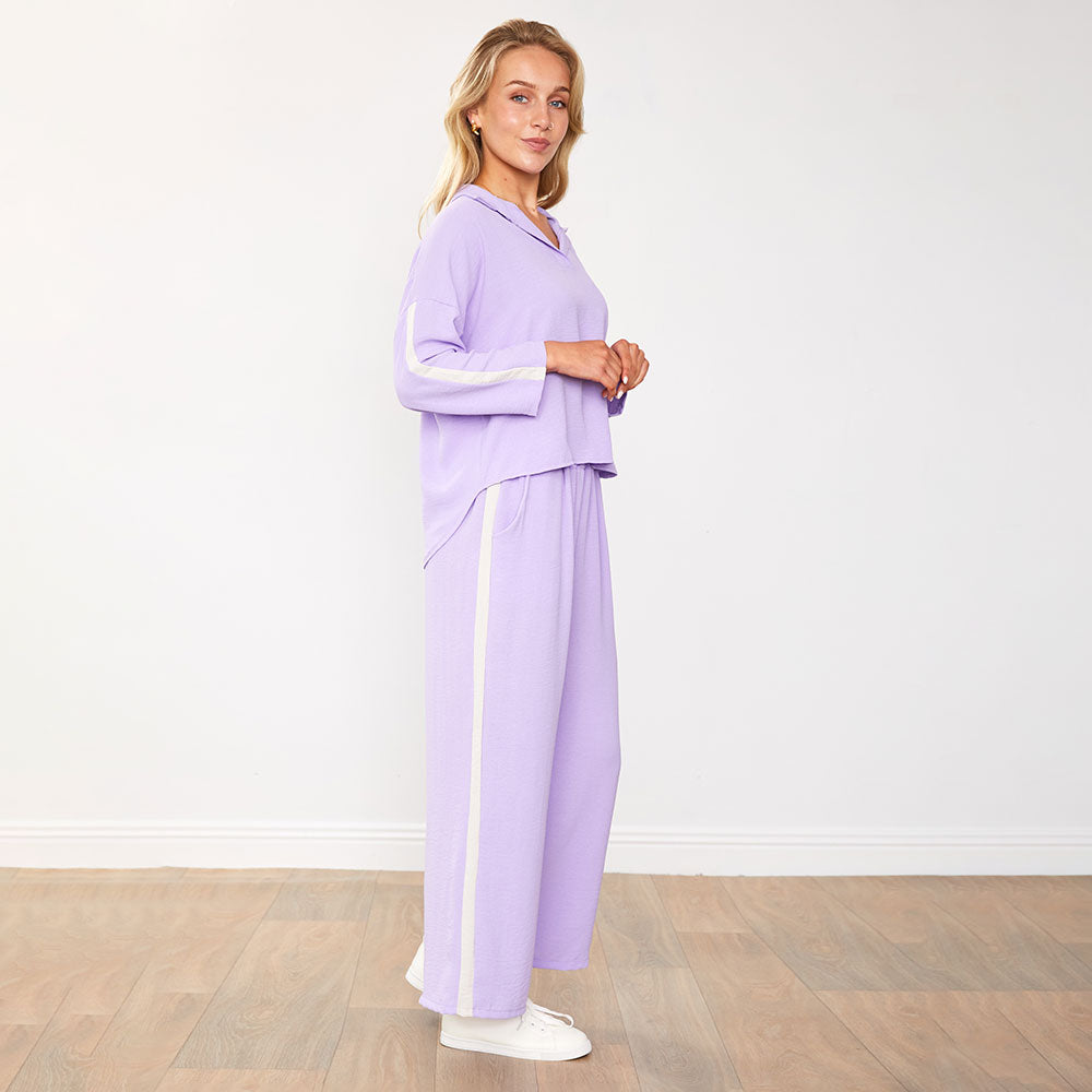 Clara Co-Ord (Lilac/Oat)