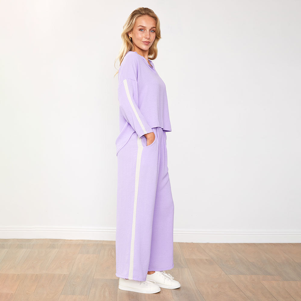 Clara Co-Ord (Lilac/Oat)