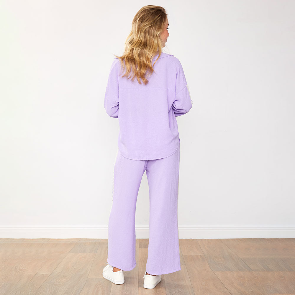 Clara Co-Ord (Lilac/Oat)