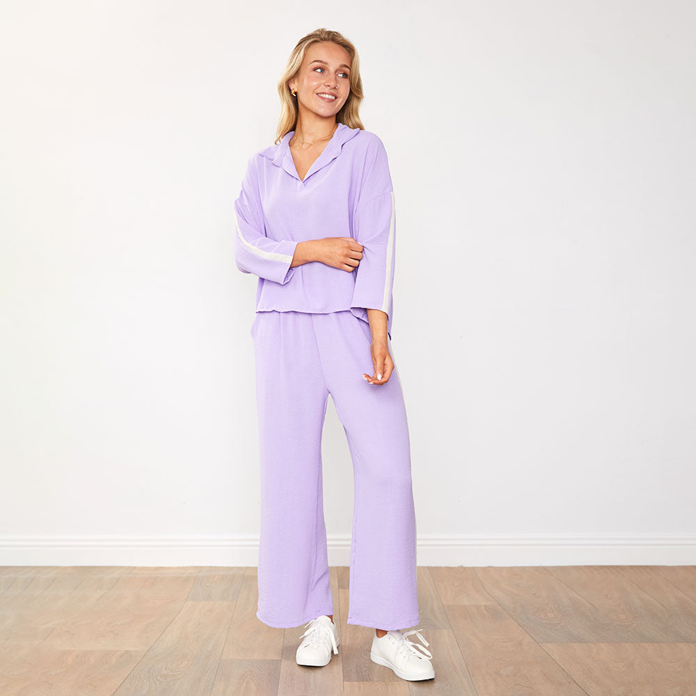 Clara Co-Ord (Lilac/Oat)