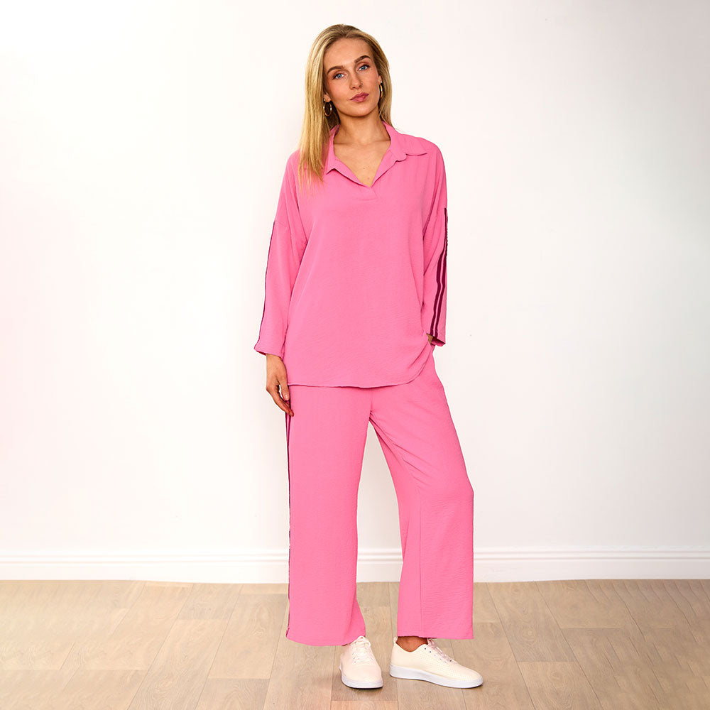 Clara Co-Ord (Pink/Berry)