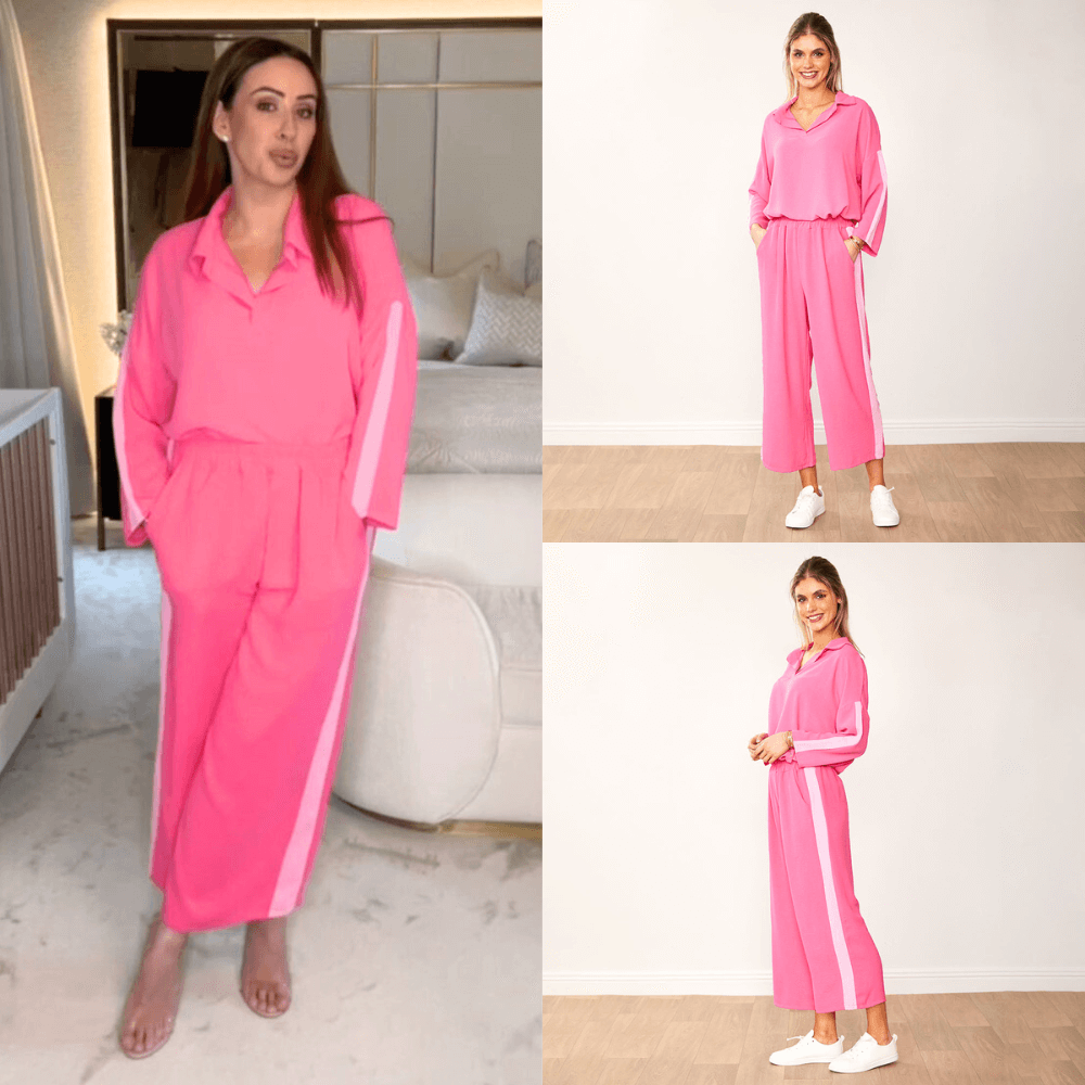 Clara Co-Ord (Pink/BabyPink)
