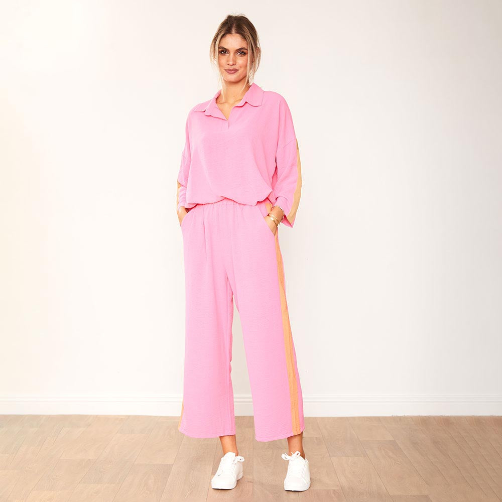 Clara Co-Ord (Pink/Orange)