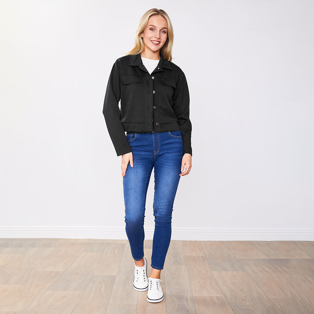 Clifton Jacket Balck & Navy (2 for €61)