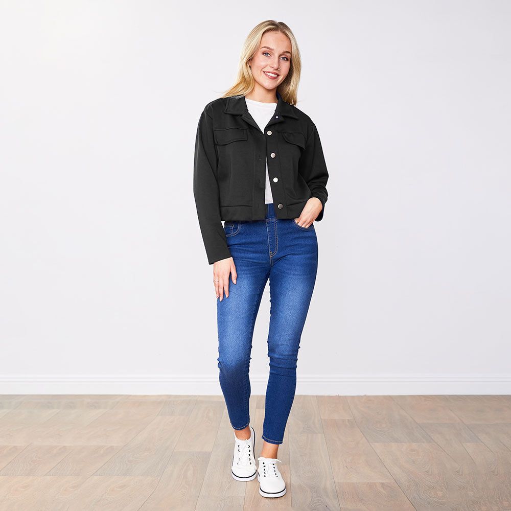 Clifton Jacket Balck & Navy (2 for €61)
