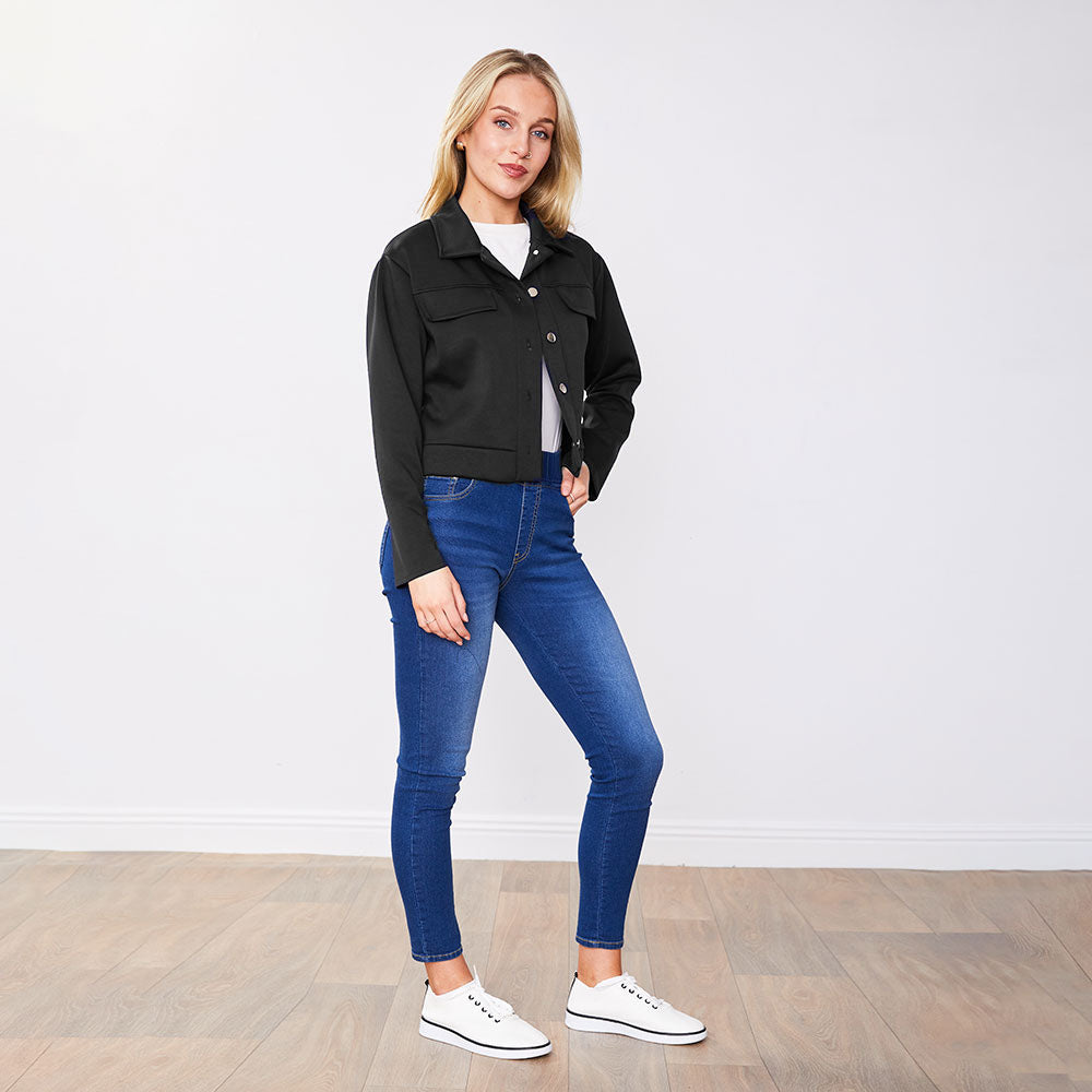 Clifton Jacket Balck & Navy (2 for €61)