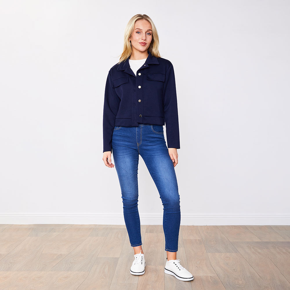 Clifton Jacket Balck & Navy (2 for €61)