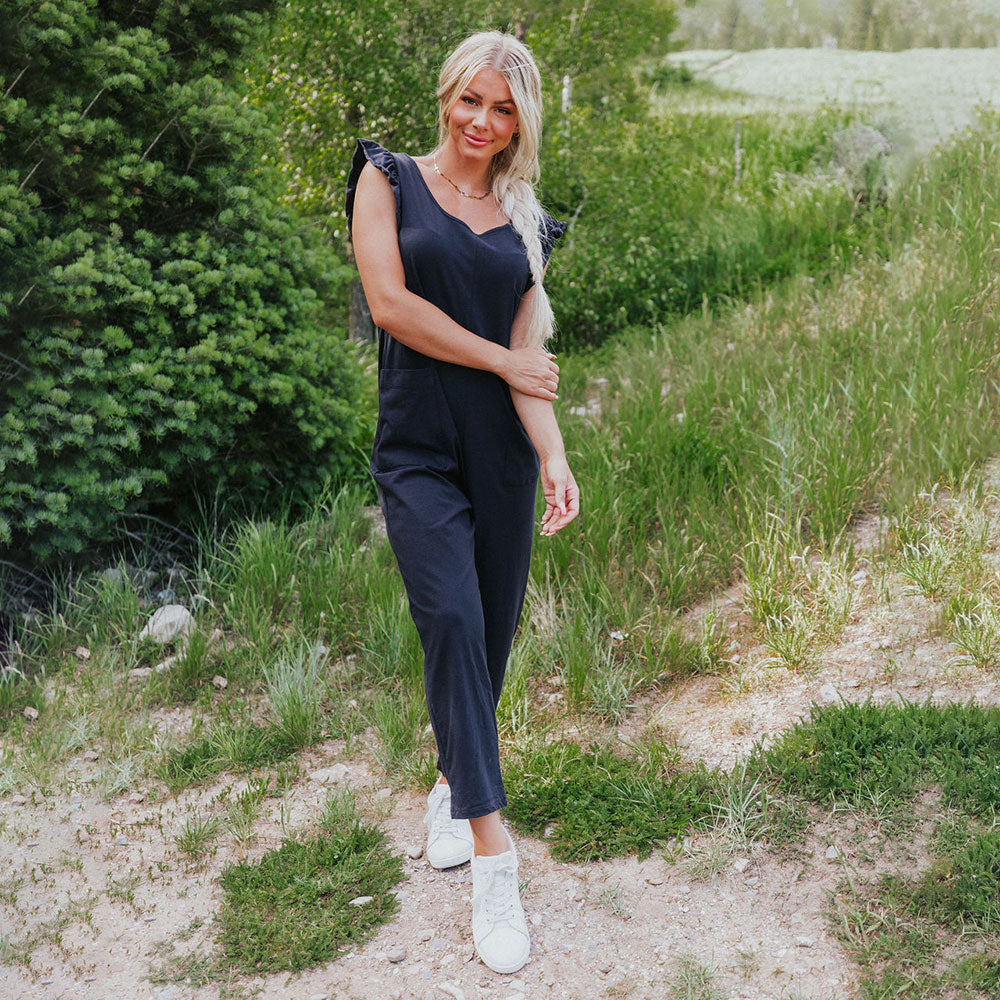 Clio Jumpsuit (Navy)