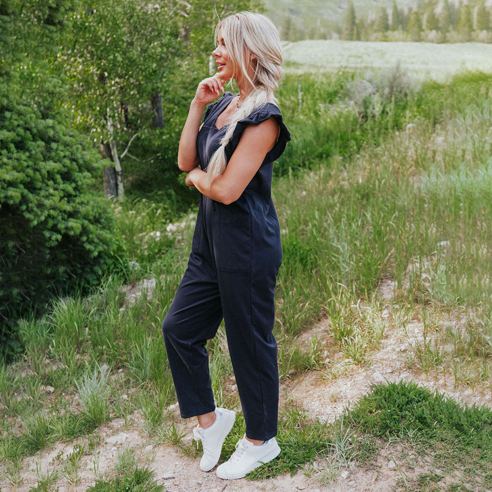 Clio Jumpsuit (Navy)