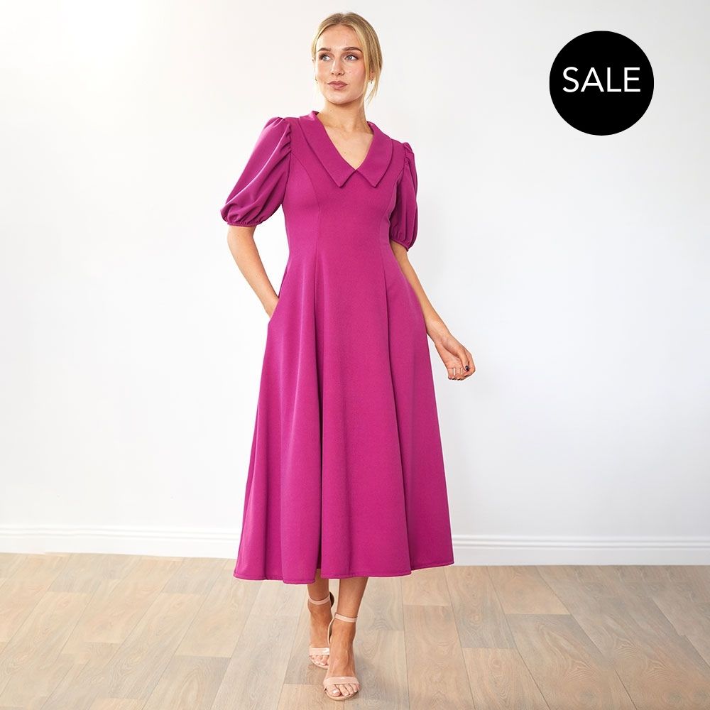 Cora Dress (Berry)