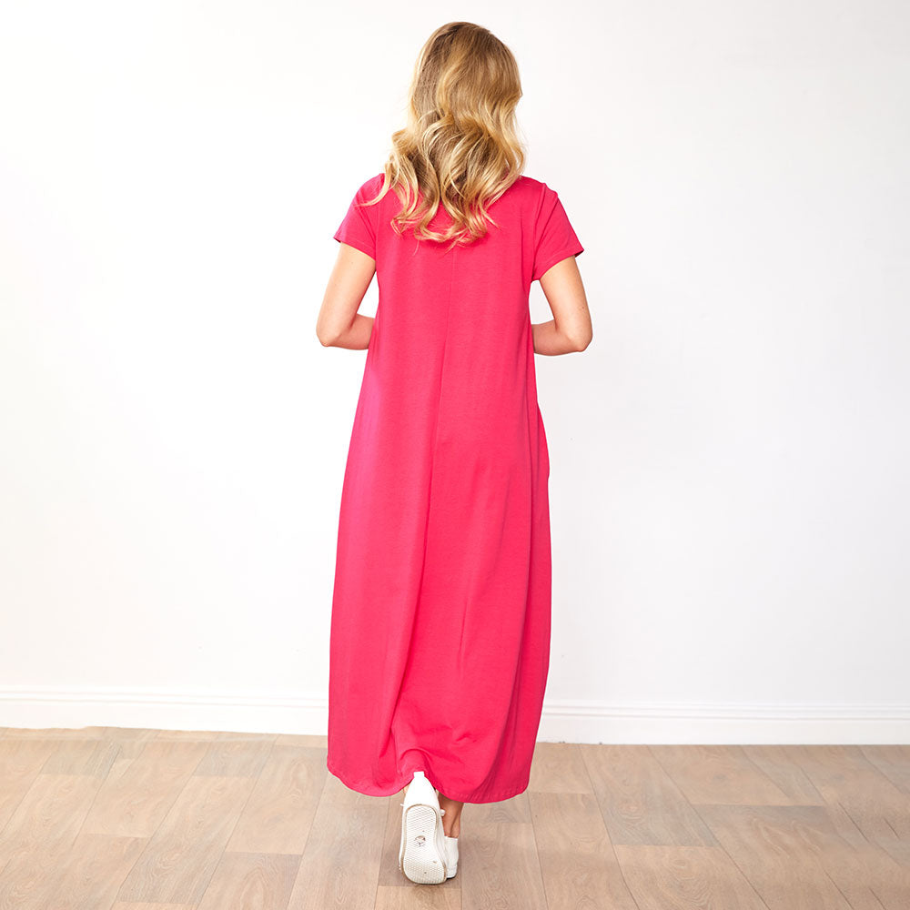 Cristina Dress (Fuchsia)