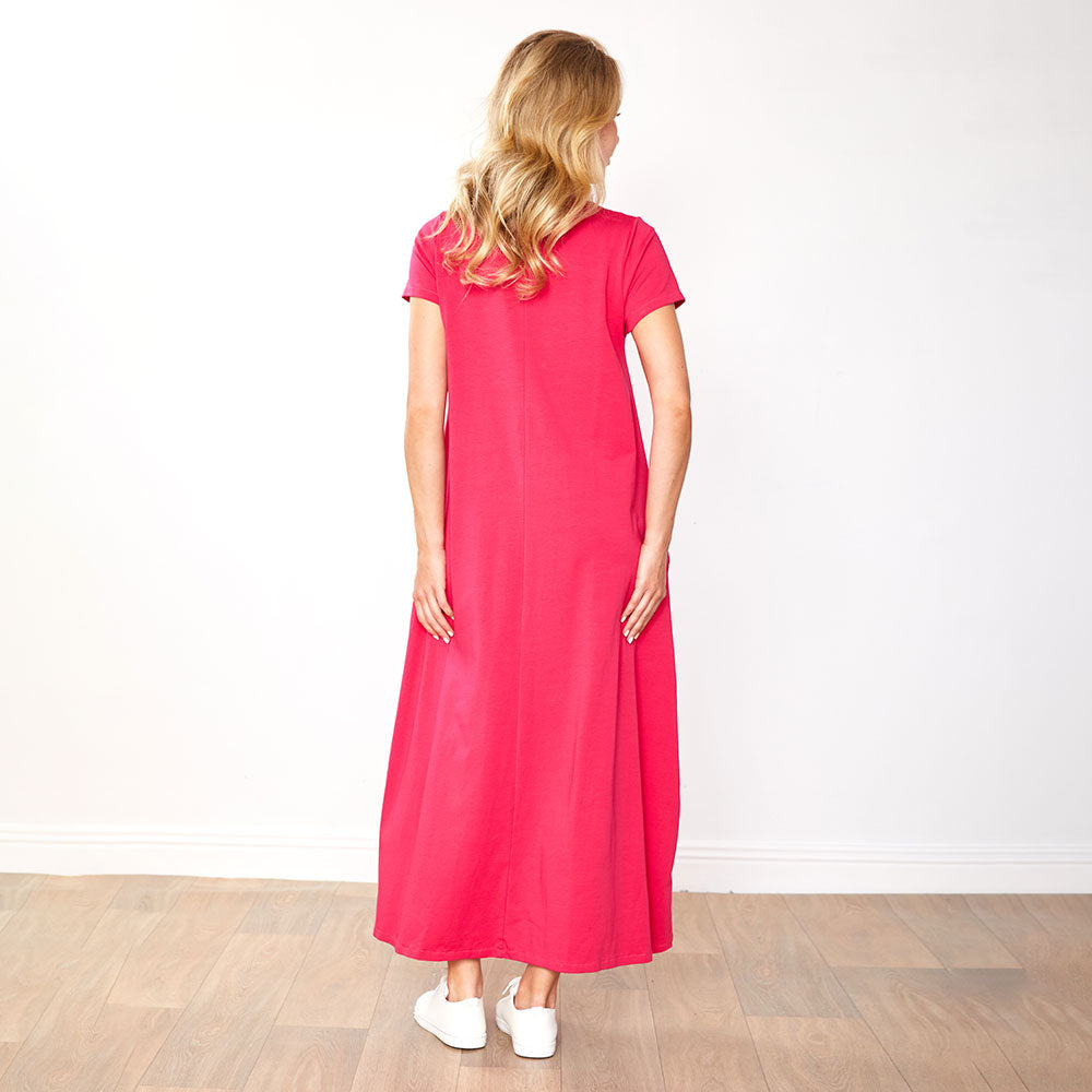 Cristina Dress (Fuchsia)