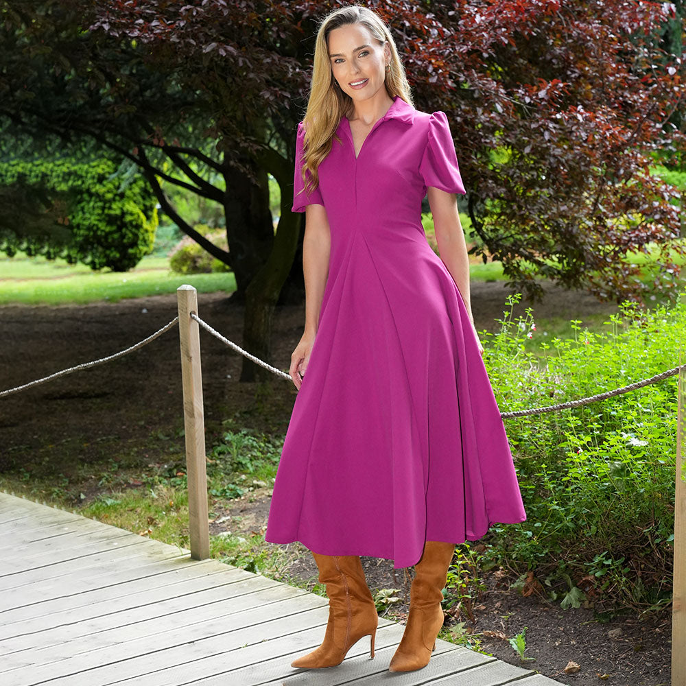 Hazel Dress (Berry)