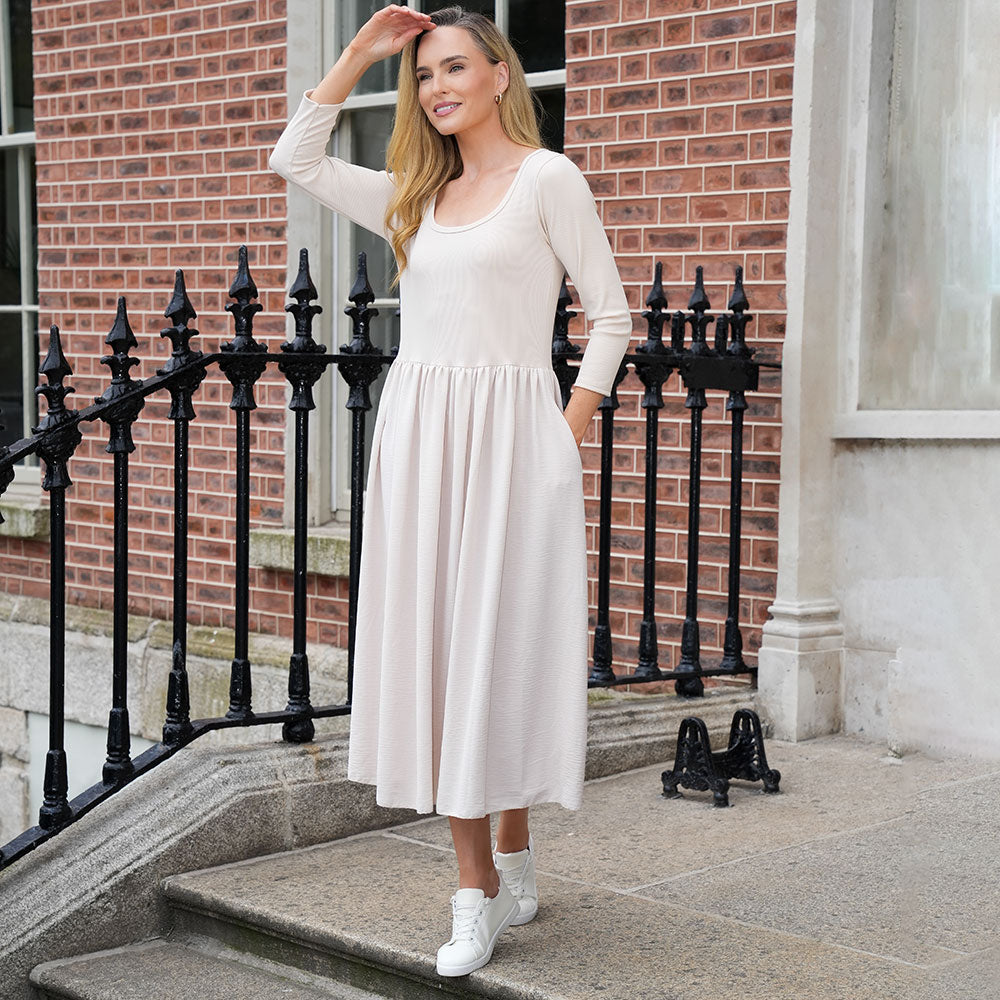 Jackie Dress (Cream)