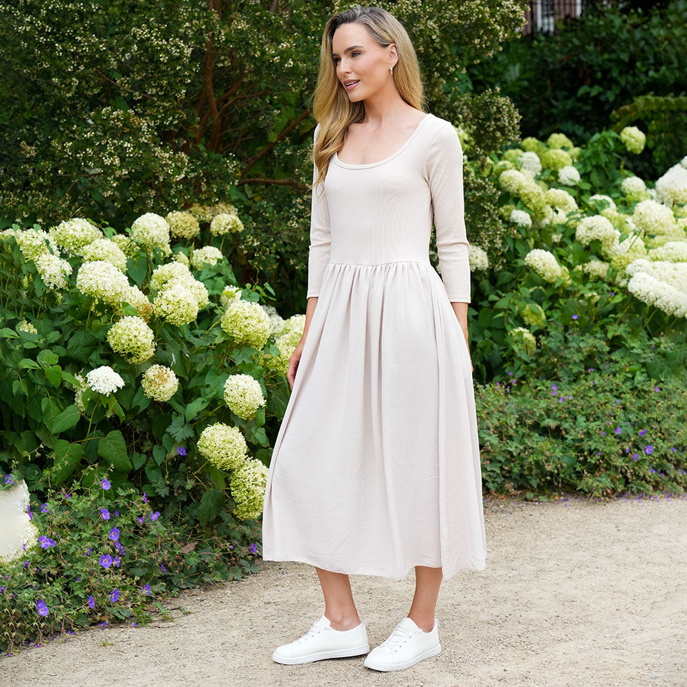 Jackie Dress (Cream)