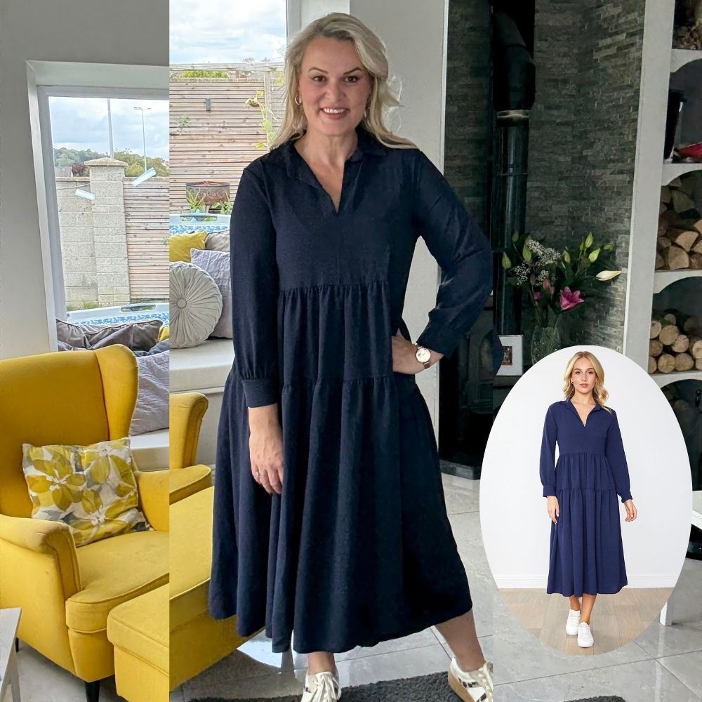 Emily Dress (Navy)