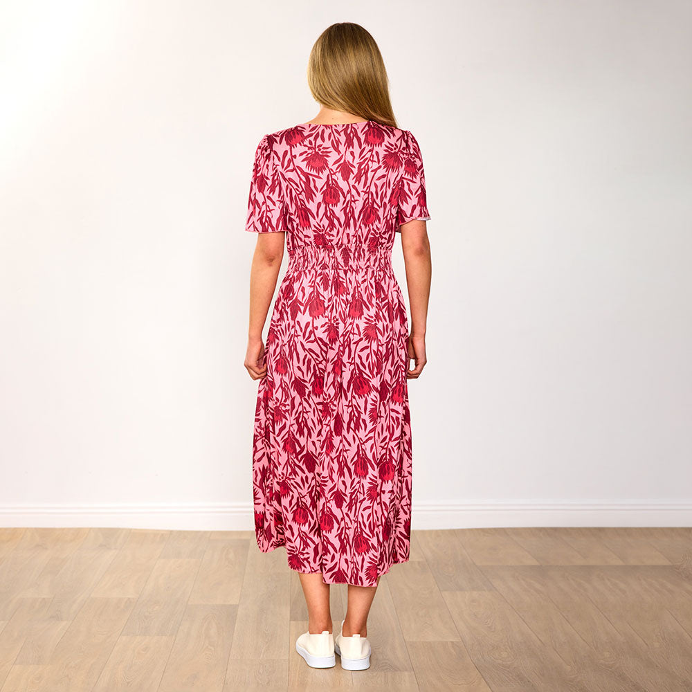 Whitney Dress (Red Bloom)