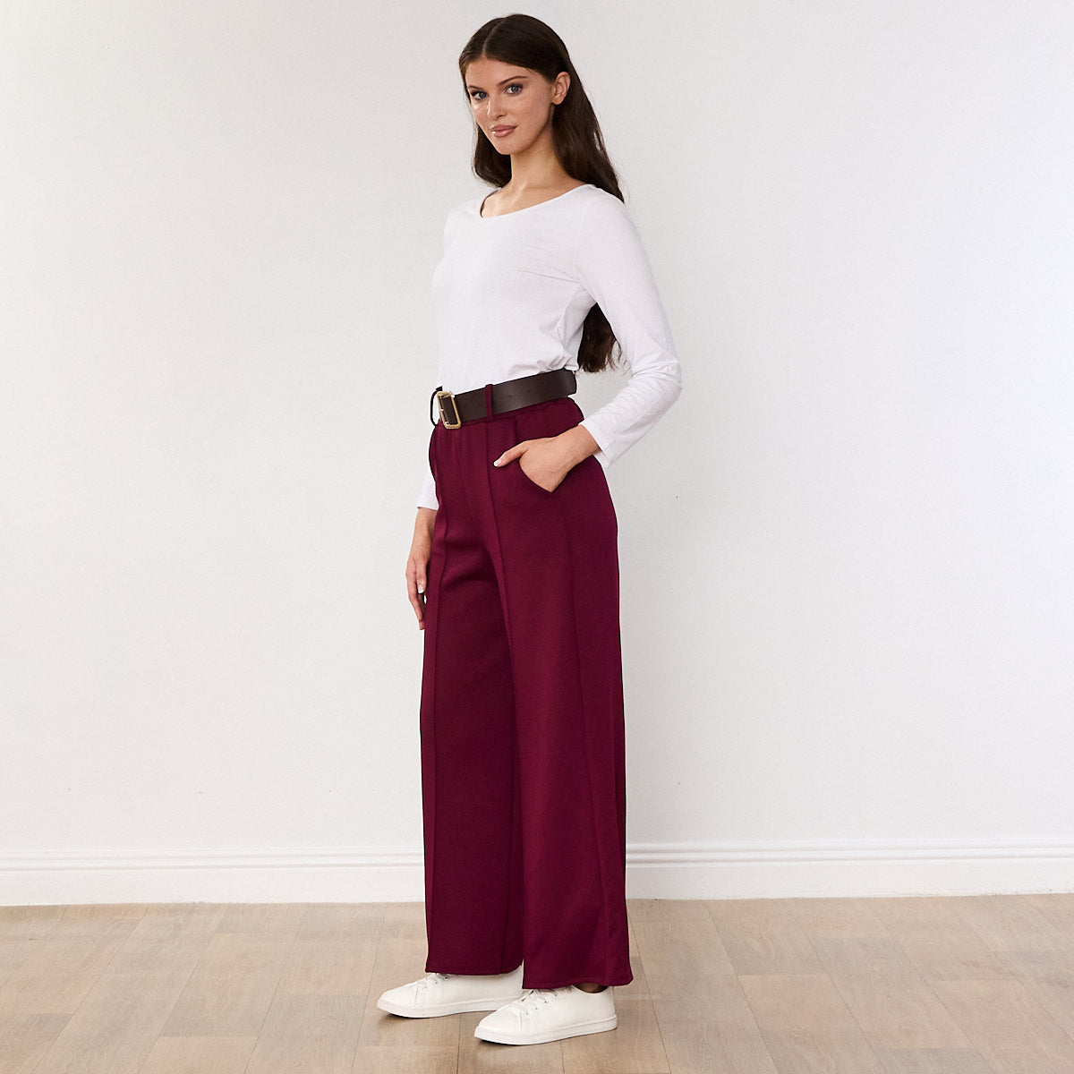 Ellana Trousers (Wine)