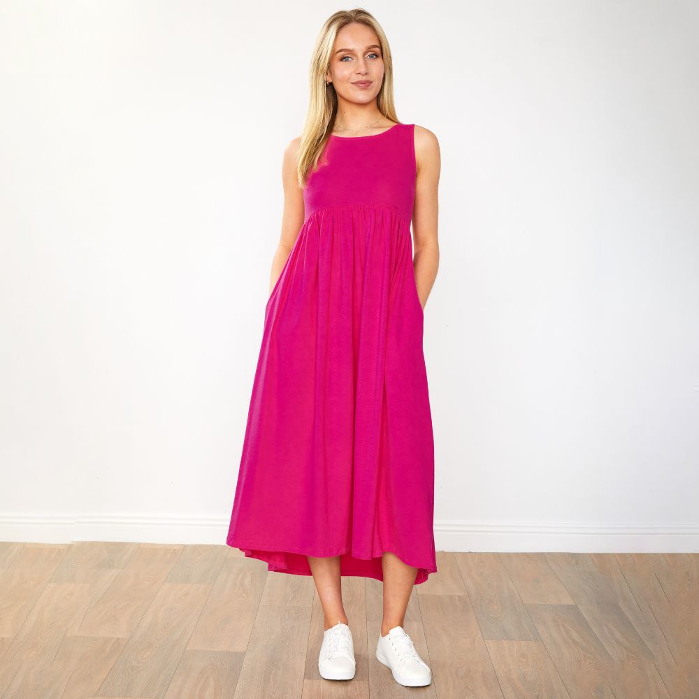 Elly Dress (Fuschia)